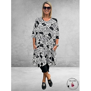 AKH Tuniek Conny Zwart/Wit
